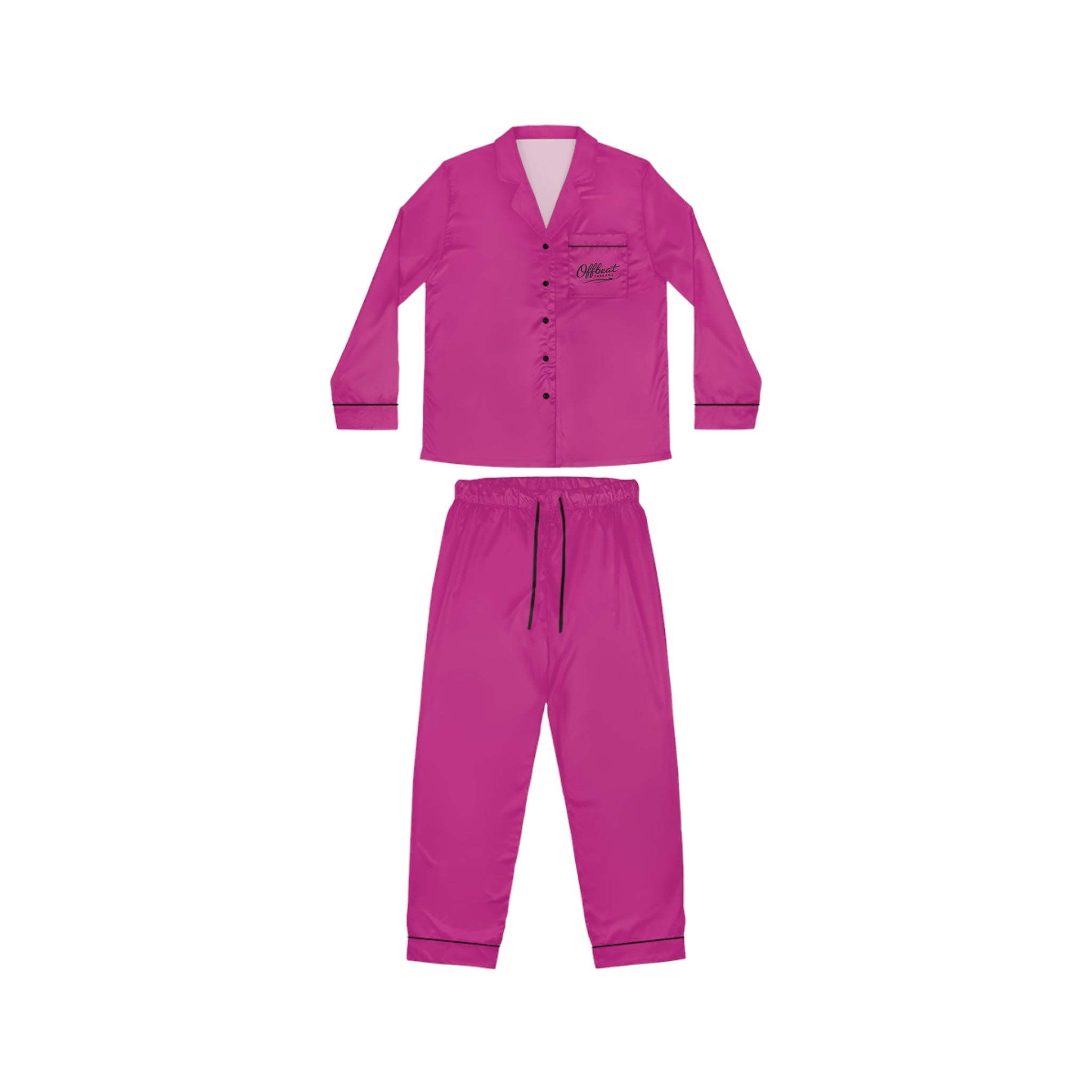 Women's Satin Pajamas (AOP)