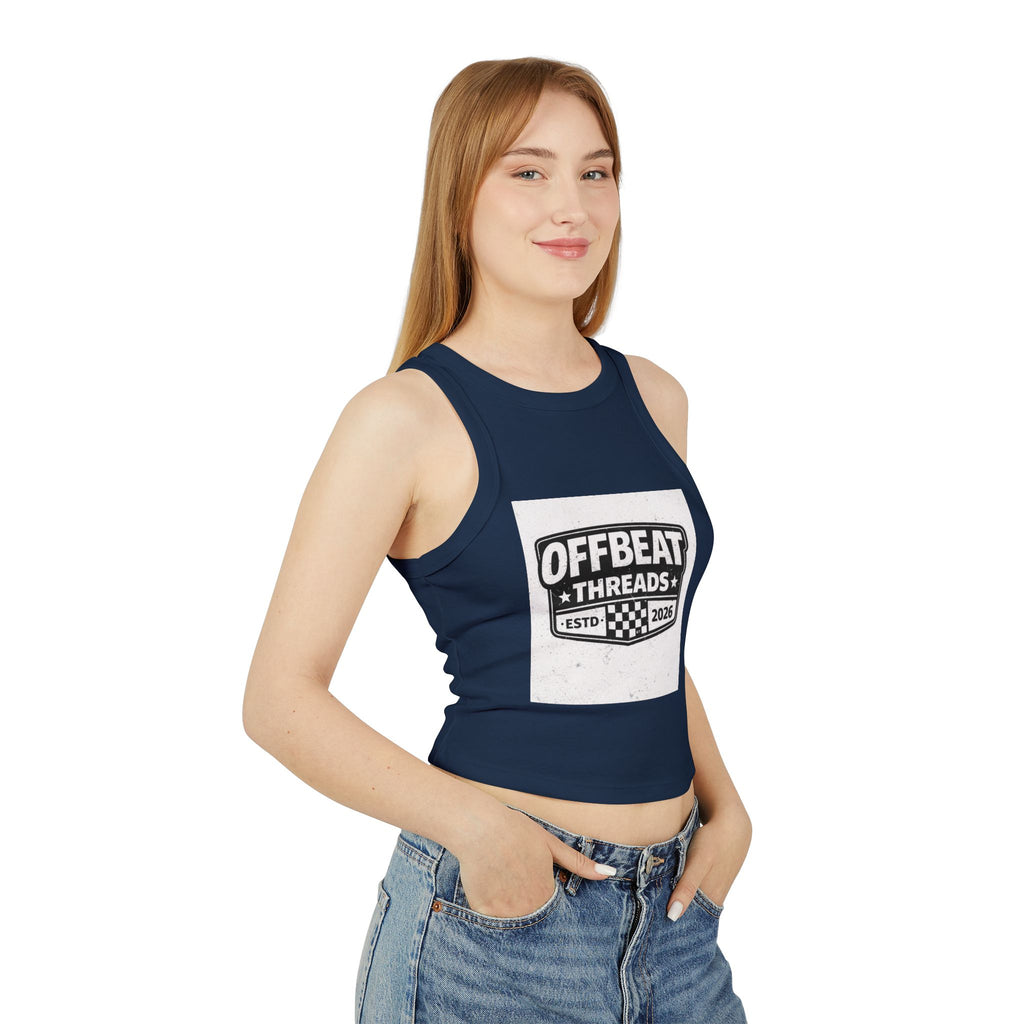 Women's Micro Rib Racer Tank Top