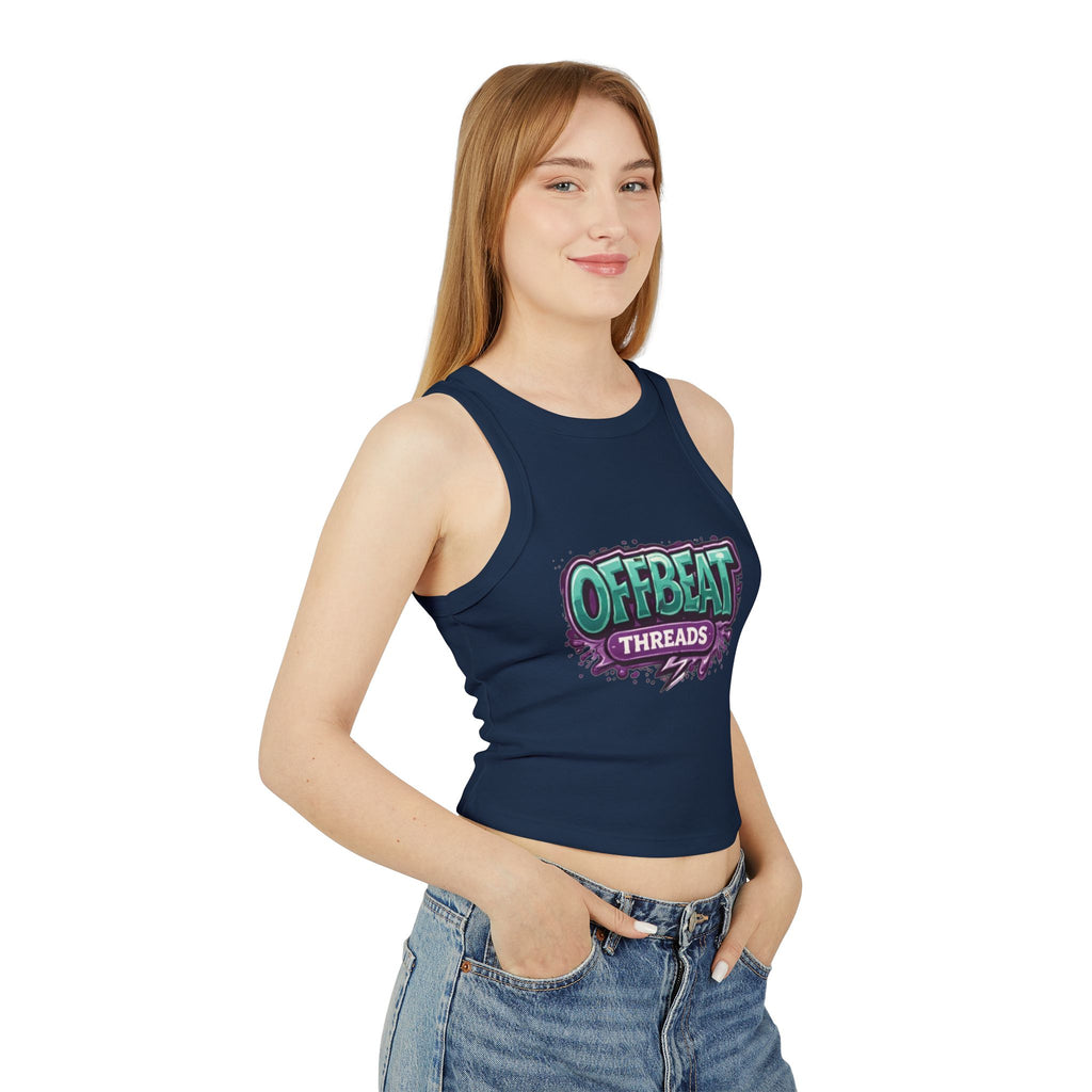 Women's Micro Rib Racer Tank Top
