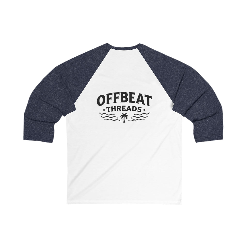 Unisex 3\4 Sleeve Baseball Tee