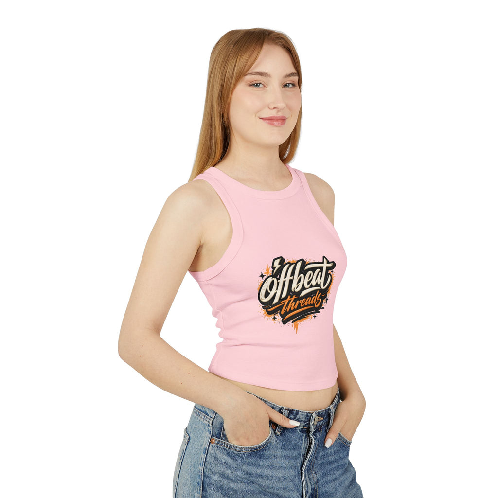 Women's Micro Rib Racer Tank Top