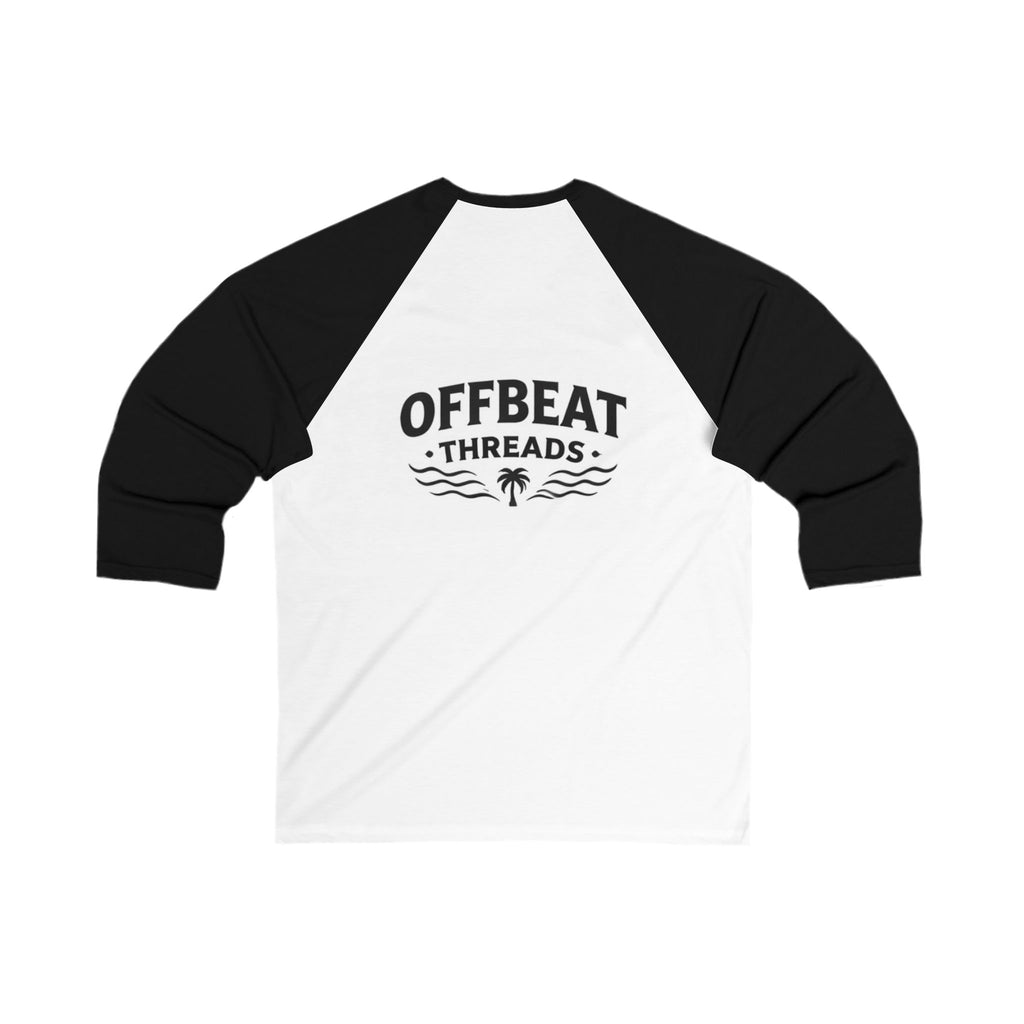 Unisex 3\4 Sleeve Baseball Tee