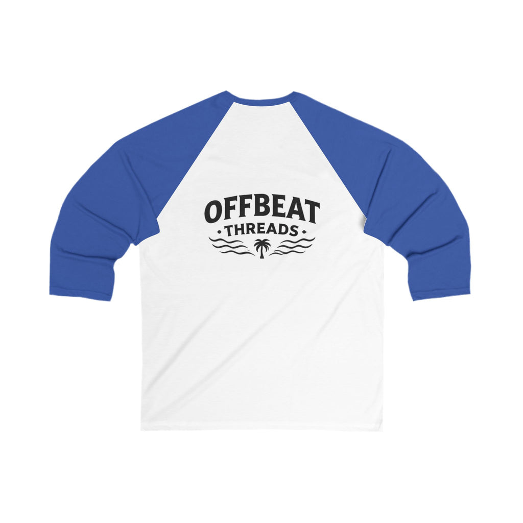 Unisex 3\4 Sleeve Baseball Tee