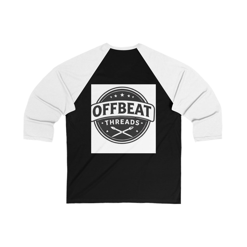 Unisex 3\4 Sleeve Baseball Tee