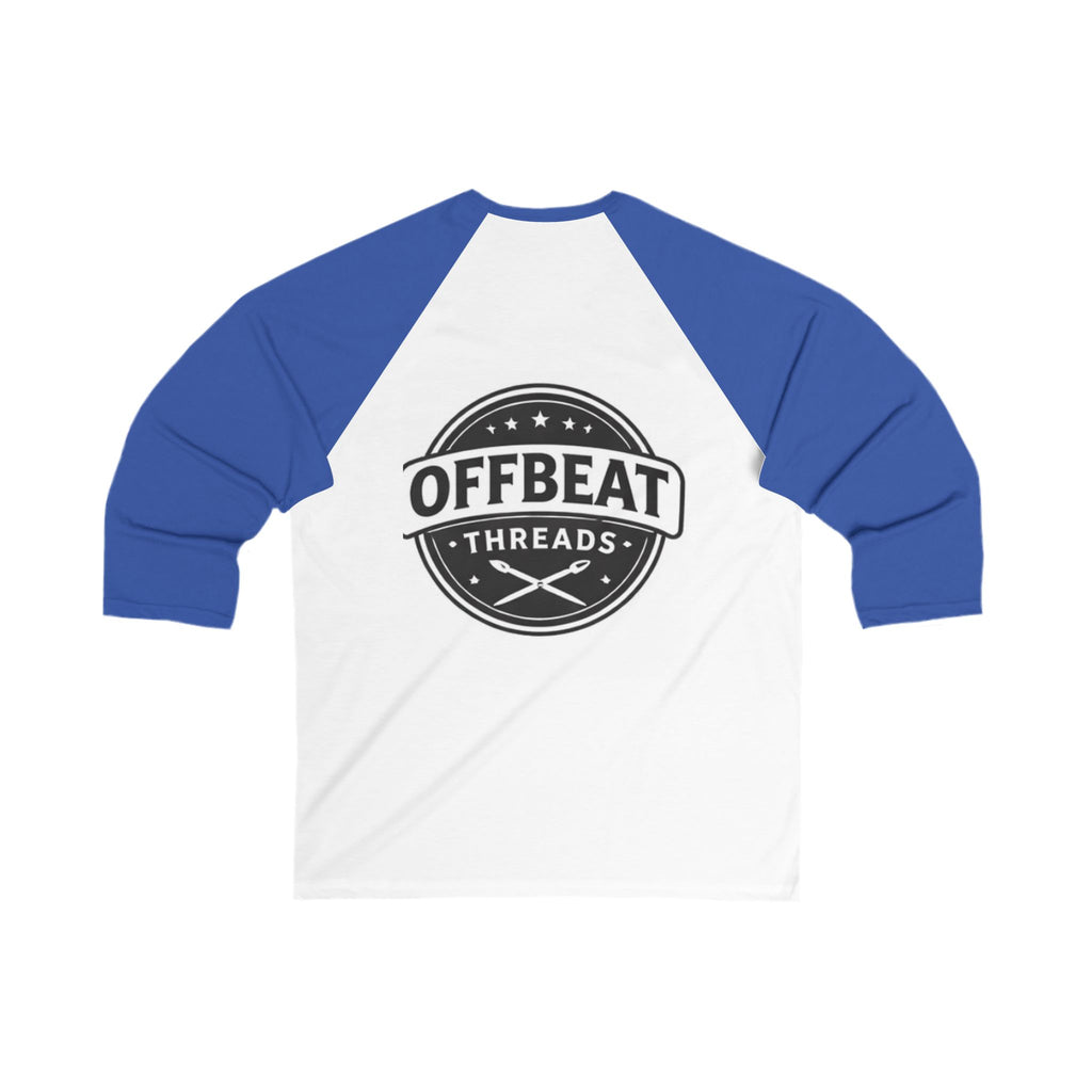 Unisex 3\4 Sleeve Baseball Tee