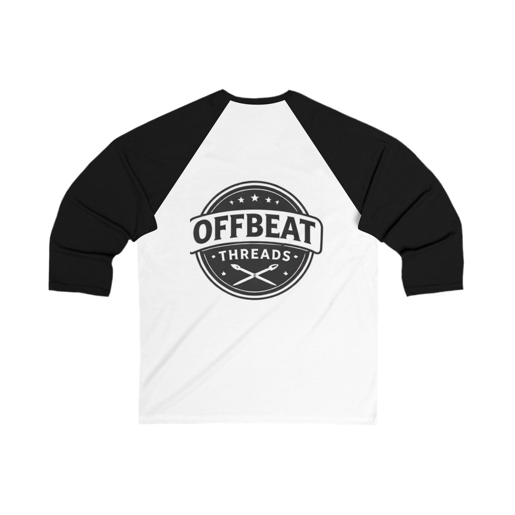 Unisex 3\4 Sleeve Baseball Tee